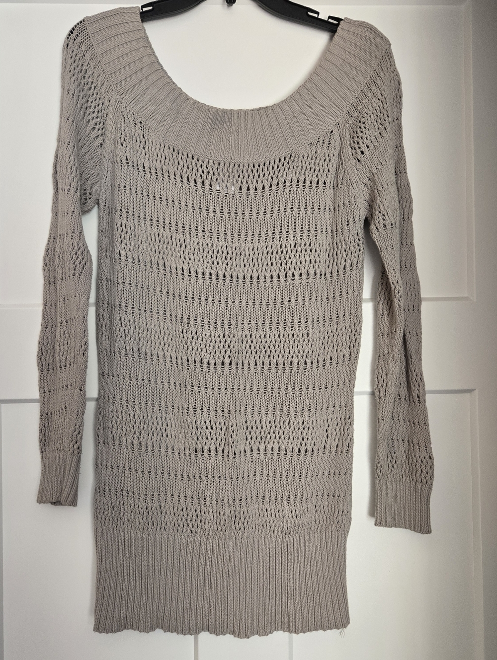 WHBM Women’s Open-Knit Scoop Neck Sweater